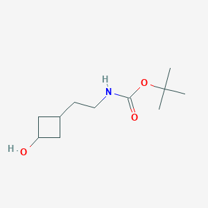 tert-butyl N-[2-(3-hydroxycyclobutyl)ethyl]carbamate