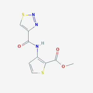 Methyl 3-[(1,2,3-thiadiazol-4-ylcarbonyl)amino]-2-thiophenecarboxylate