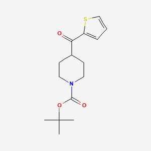 4-[(Thiophene-2-yl)carbonyl]-1-piperidinecarboxylic acid, 1,1-dimethylethyl ester