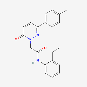 N-(2-ethylphenyl)-2-[3-(4-methylphenyl)-6-oxopyridazin-1-yl]acetamide
