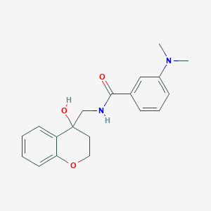 3-(dimethylamino)-N-((4-hydroxychroman-4-yl)methyl)benzamide