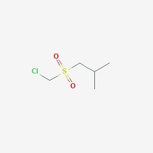 molecular formula C5H11ClO2S B2946532 1-Chloromethanesulfonyl-2-methyl-propane CAS No. 1728-93-4