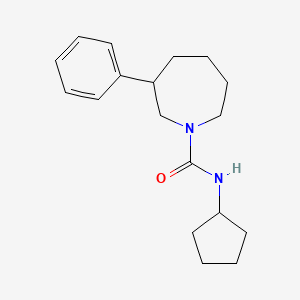 N-cyclopentyl-3-phenylazepane-1-carboxamide