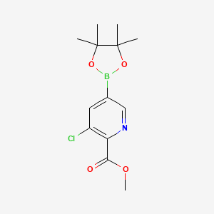 Methyl 3-chloro-5-(4,4,5,5-tetramethyl-1,3,2-dioxaborolan-2-YL)picolinate