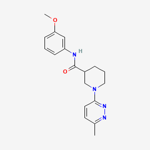 molecular formula C18H22N4O2 B2946606 N-(3-methoxyphenyl)-1-(6-methylpyridazin-3-yl)piperidine-3-carboxamide CAS No. 2195877-40-6