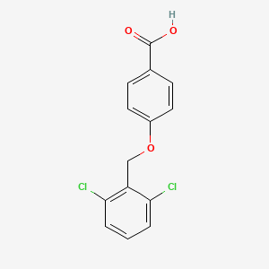 molecular formula C14H10Cl2O3 B2946607 4-[(2,6-Dichlorobenzyl)oxy]benzoic acid CAS No. 149289-09-8