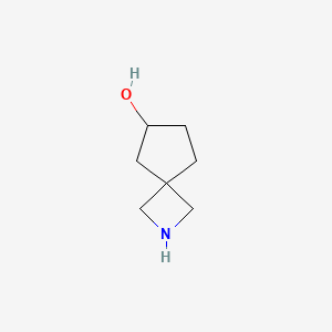 molecular formula C7H13NO B2946618 2-氮杂螺[3.4]辛烷-6-醇 CAS No. 1638920-41-8