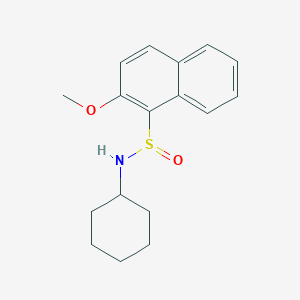 N-cyclohexyl-2-methoxynaphthalene-1-sulfinamide