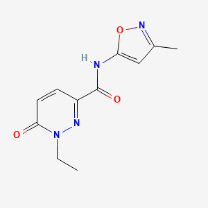 1-ethyl-N-(3-methylisoxazol-5-yl)-6-oxo-1,6-dihydropyridazine-3-carboxamide