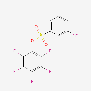 Pentafluorophenyl 3-fluoro-benzenesulfonate