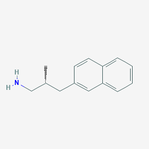 molecular formula C14H17N B2946674 (2R)-2-Methyl-3-naphthalen-2-ylpropan-1-amine CAS No. 2248210-16-2