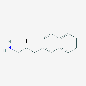 (2R)-2-Methyl-3-naphthalen-2-ylpropan-1-amine