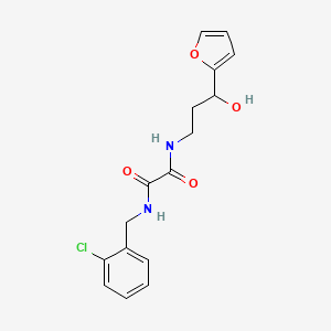 N1-(2-chlorobenzyl)-N2-(3-(furan-2-yl)-3-hydroxypropyl)oxalamide