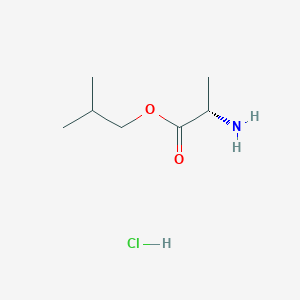 molecular formula C7H16ClNO2 B2946699 (s)-Isobutyl 2-aminopropanoate hcl CAS No. 208117-11-7