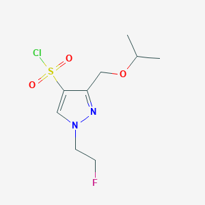 1-(2-fluoroethyl)-3-(isopropoxymethyl)-1H-pyrazole-4-sulfonyl chloride
