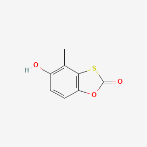molecular formula C8H6O3S B2946711 5-Hydroxy-4-methylbenzo[d][1,3]oxathiol-2-one CAS No. 1279207-49-6