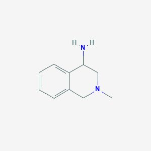 molecular formula C10H14N2 B2946729 2-Methyl-1,2,3,4-tetrahydroisoquinolin-4-amine CAS No. 114524-22-0