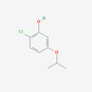 molecular formula C9H11ClO2 B2946758 2-Chloro-5-isopropoxyphenol CAS No. 1243374-18-6