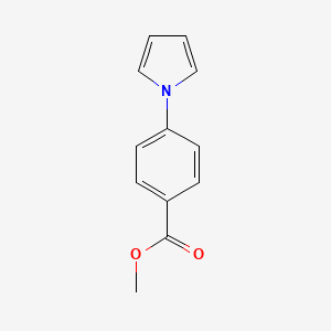 molecular formula C12H11NO2 B2946764 4-(1H-吡咯-1-基)苯甲酸甲酯 CAS No. 23351-08-8