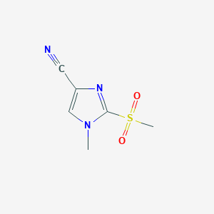 1-Methyl-2-methylsulfonylimidazole-4-carbonitrile