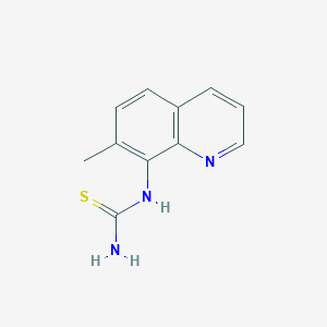 molecular formula C11H11N3S B2946815 (7-Methylquinolin-8-yl)thiourea CAS No. 691891-06-2