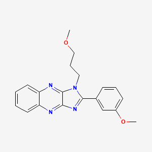 2-(3-methoxyphenyl)-1-(3-methoxypropyl)-1H-imidazo[4,5-b]quinoxaline