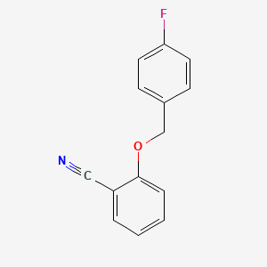 2-[(4-Fluorophenyl)methoxy]benzonitrile