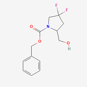Benzyl 4,4-difluoro-2-(hydroxymethyl)pyrrolidine-1-carboxylate