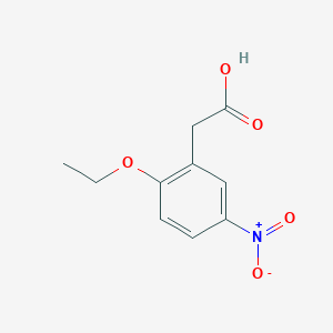 molecular formula C10H11NO5 B2946832 (2-Ethoxy-5-nitrophenyl)acetic acid CAS No. 383135-76-0