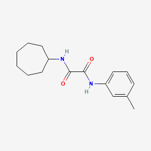 N1-cycloheptyl-N2-(m-tolyl)oxalamide