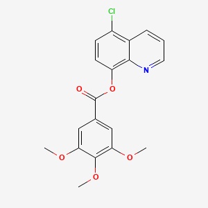 (5-Chloroquinolin-8-yl) 3,4,5-trimethoxybenzoate