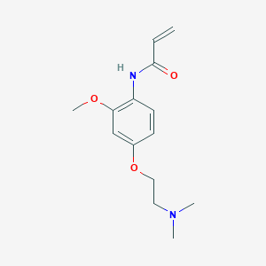 N-[4-[2-(Dimethylamino)ethoxy]-2-methoxyphenyl]prop-2-enamide