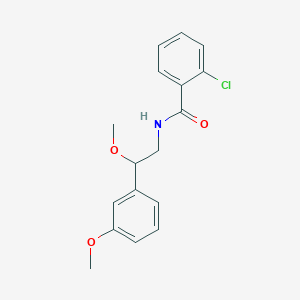 2-chloro-N-(2-methoxy-2-(3-methoxyphenyl)ethyl)benzamide