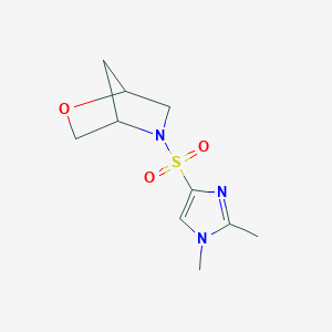 5-((1,2-dimethyl-1H-imidazol-4-yl)sulfonyl)-2-oxa-5-azabicyclo[2.2.1]heptane