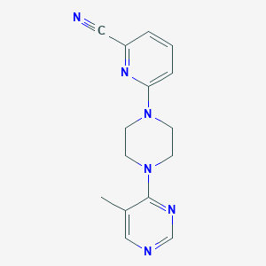 6-[4-(5-Methylpyrimidin-4-yl)piperazin-1-yl]pyridine-2-carbonitrile