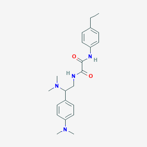 N-[2-(dimethylamino)-2-[4-(dimethylamino)phenyl]ethyl]-N'-(4-ethylphenyl)ethanediamide