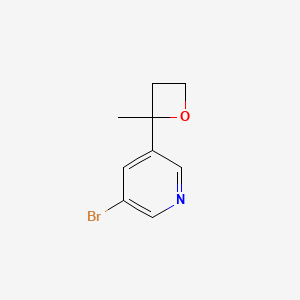 3-Bromo-5-(2-methyloxetan-2-yl)pyridine