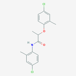 molecular formula C17H17Cl2NO2 B2946963 2-(4-chloro-2-methylphenoxy)-N-(4-chloro-2-methylphenyl)propanamide CAS No. 449167-88-8
