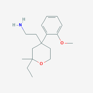 2-[2-Ethyl-4-(2-methoxy-phenyl)-2-methyl-tetrahydro-pyran-4-yl]-ethylamine