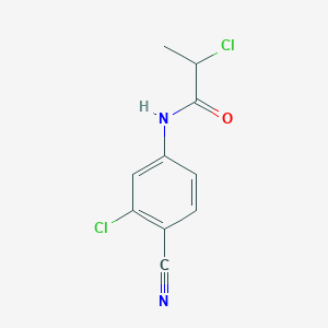 2-chloro-N-(3-chloro-4-cyanophenyl)propanamide