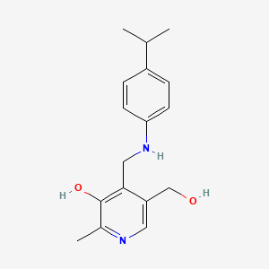5-(Hydroxymethyl)-4-{[(4-isopropylphenyl)amino]methyl}-2-methylpyridin-3-ol