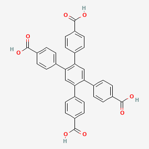 molecular formula C34H22O8 B2947062 1,2,4,5-Tetrakis(4-carboxyphenyl)benzene CAS No. 1078153-58-8