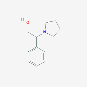 molecular formula C12H17NO B029471 2-Phenyl-2-pyrrolidin-1-yl-ethanol CAS No. 20245-72-1