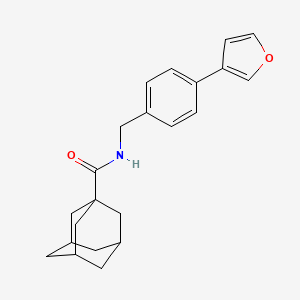 (3r,5r,7r)-N-(4-(furan-3-yl)benzyl)adamantane-1-carboxamide