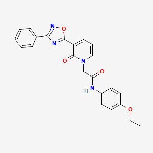 N-(4-ethoxyphenyl)-2-[2-oxo-3-(3-phenyl-1,2,4-oxadiazol-5-yl)pyridin-1(2H)-yl]acetamide