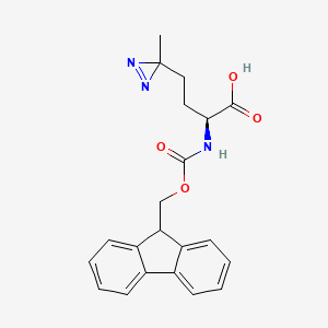 (S)-2-(((9H-fluoren-9-yl)methoxy)carbonylamino)-4-(3-methyl-3H-diazirin-3-yl)butanoic acid