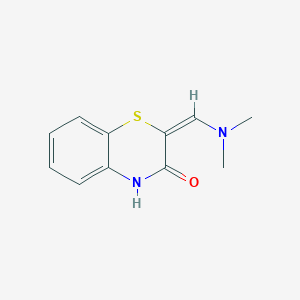 molecular formula C11H12N2OS B2947340 (2E)-2-(dimethylaminomethylidene)-4H-1,4-benzothiazin-3-one CAS No. 338416-65-2