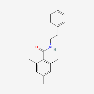 molecular formula C18H21NO B2947388 2,4,6-trimethyl-N-phenethylbenzamide CAS No. 303122-42-1