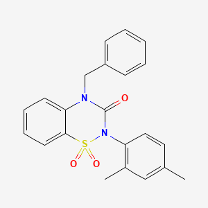 B2947421 4-benzyl-2-(2,4-dimethylphenyl)-2H-1,2,4-benzothiadiazin-3(4H)-one 1,1-dioxide CAS No. 941913-41-3