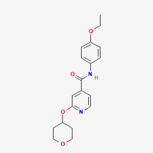 N-(4-ethoxyphenyl)-2-((tetrahydro-2H-pyran-4-yl)oxy)isonicotinamide